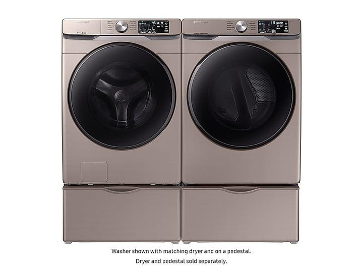 SAMSUNG WF45R6100AC 4.5 cu. ft. Front Load Washer with Steam in Champagne