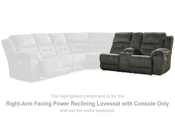 ASHLEY FURNITURE 4410190 Nettington Right-arm Facing Power Reclining Loveseat With Console