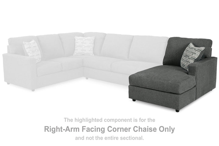 ASHLEY FURNITURE 2900317 Edenfield Right-arm Facing Corner Chaise