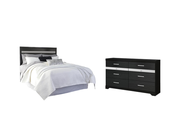 ASHLEY FURNITURE PKG007630 Queen/full Panel Headboard With Dresser