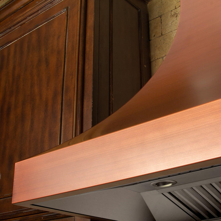 ZLINE KITCHEN AND BATH 8632C36 ZLINE Designer Series Copper Finish Wall Range Hood Size: 36 Inch