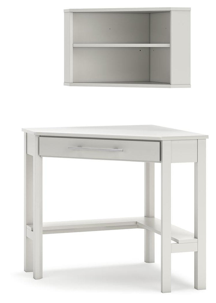 ASHLEY FURNITURE H207H1 Grannen Home Office Corner Desk With Bookcase