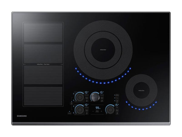 SAMSUNG NZ30K7880UG 30" Smart Induction Cooktop in Black Stainless Steel