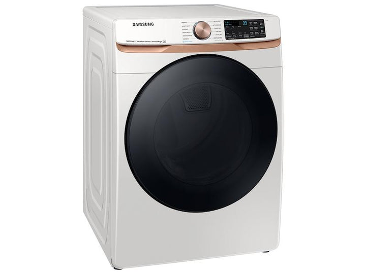 SAMSUNG DVE50BG8300EA3 7.5 cu. ft. Smart Electric Dryer with Steam Sanitize+ and Sensor Dry in Ivory