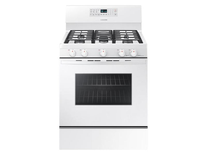 SAMSUNG NX58T5601SW 5.8 cu. ft. Freestanding Gas Range with Convection in White