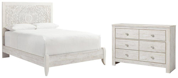 ASHLEY FURNITURE PKG002874 Queen Panel Bed With Dresser