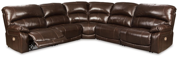 ASHLEY FURNITURE U52402S1 Hallstrung 5-piece Power Reclining Sectional