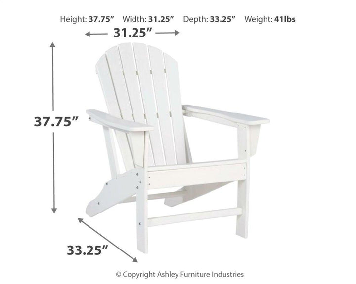 ASHLEY FURNITURE PKG008187 Outdoor Chair With End Table