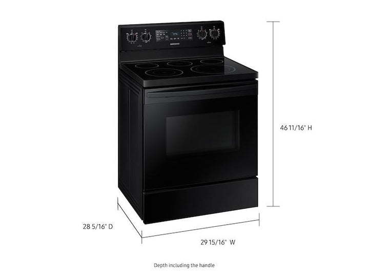 SAMSUNG NE59T4321SB 5.9 cu. ft. Freestanding Electric Range with Convection in Black