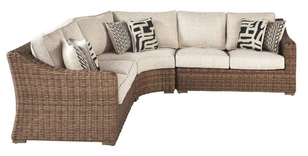 ASHLEY FURNITURE P791P6 Beachcroft 3-piece Outdoor Seating Set