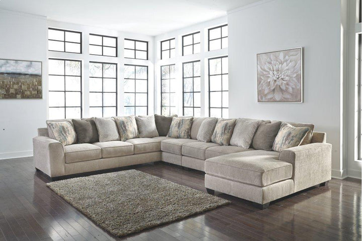 ASHLEY FURNITURE 39504S8 Ardsley 5-piece Sectional With Chaise