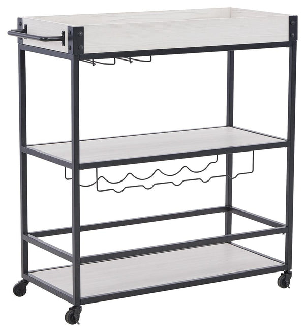 ASHLEY FURNITURE A4000393 Bayflynn Bar Cart