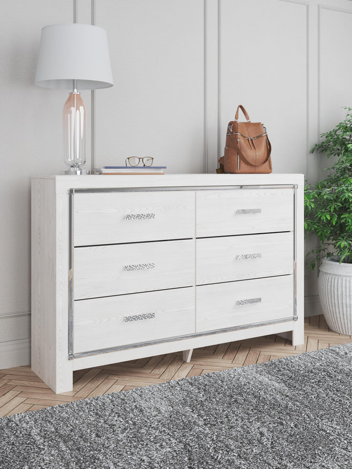 ASHLEY FURNITURE PKG009424 King Panel Bed With Dresser