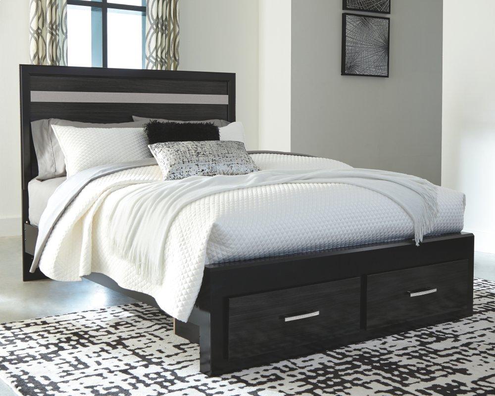 ASHLEY FURNITURE B304B4 Starberry Queen Panel Bed With 2 Storage Drawers