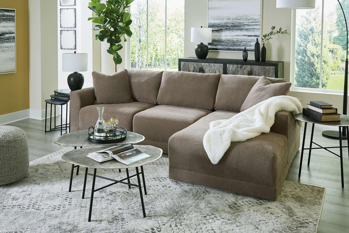 ASHLEY FURNITURE 14603S2 Raeanna 3-piece Sectional Sofa With Chaise