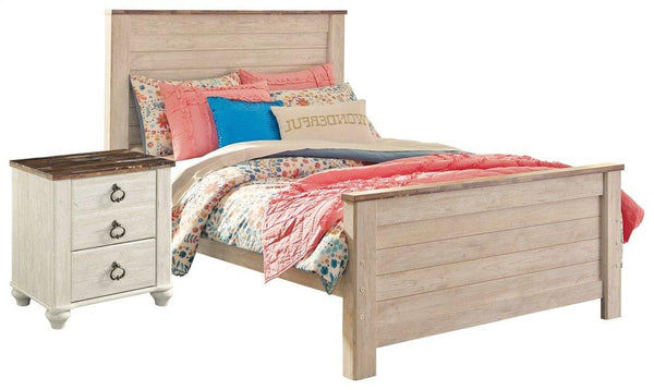 ASHLEY FURNITURE PKG000704 Full Panel Bed With Nightstand