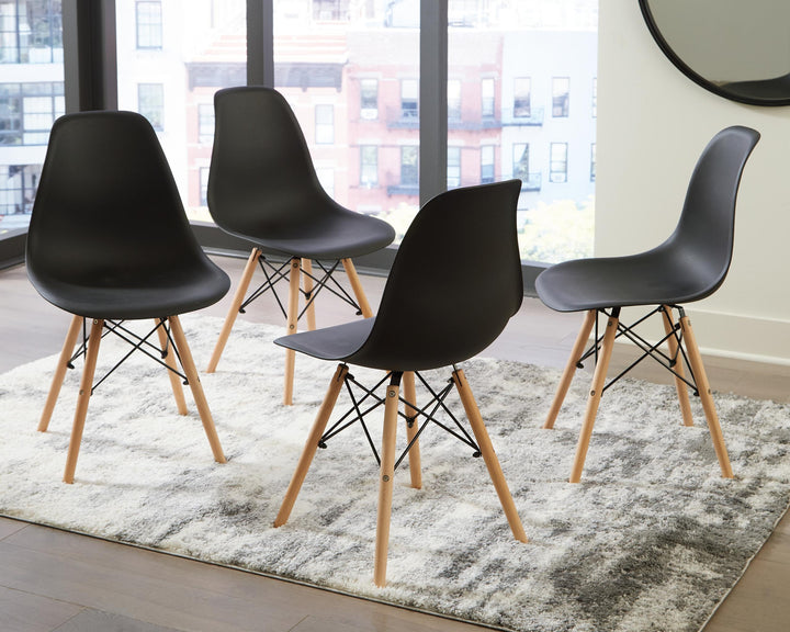 ASHLEY FURNITURE PKG010465 Dining Table and 4 Chairs