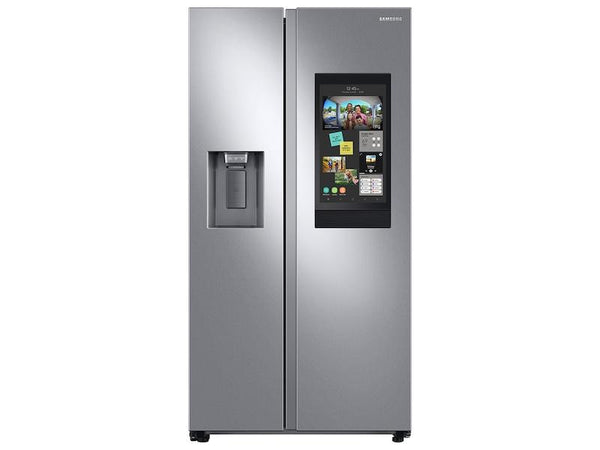 SAMSUNG RS22T5561SR 22 cu. ft. Counter Depth Side-by-Side Refrigerator with Touch Screen Family Hub TM in Stainless Steel