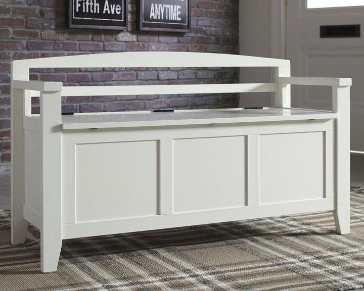 ASHLEY FURNITURE A4000058 Charvanna Storage Bench