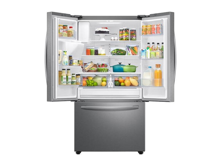 SAMSUNG RF27T5241SR 27 cu. ft. Large Capacity 3-Door French Door Refrigerator with Dual Ice Maker in Stainless Steel