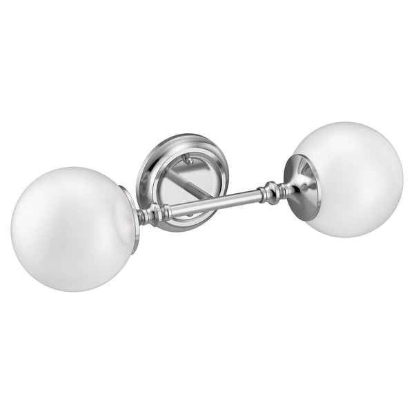 MOEN YB0562CH Colinet Chrome two globe bath light