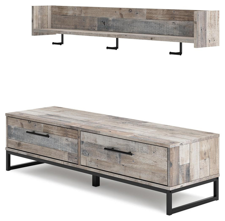 ASHLEY FURNITURE EA2320E1 Neilsville Bench With Coat Rack