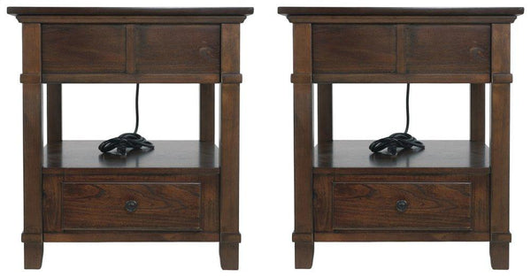 ASHLEY FURNITURE PKG008557 2 End Tables