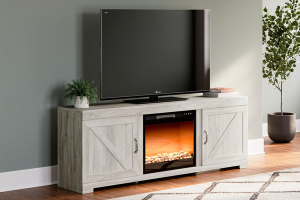 ASHLEY FURNITURE W331W11 Bellaby TV Stand With Electric Fireplace