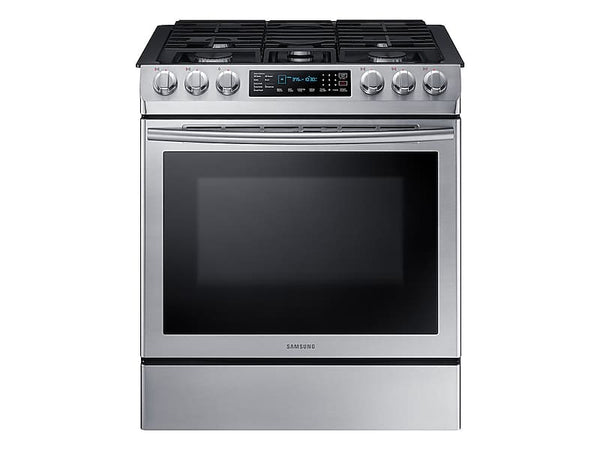 SAMSUNG NX58M9420SS 5.8 cu. ft. Slide-in Gas Range with Convection in Stainless Steel