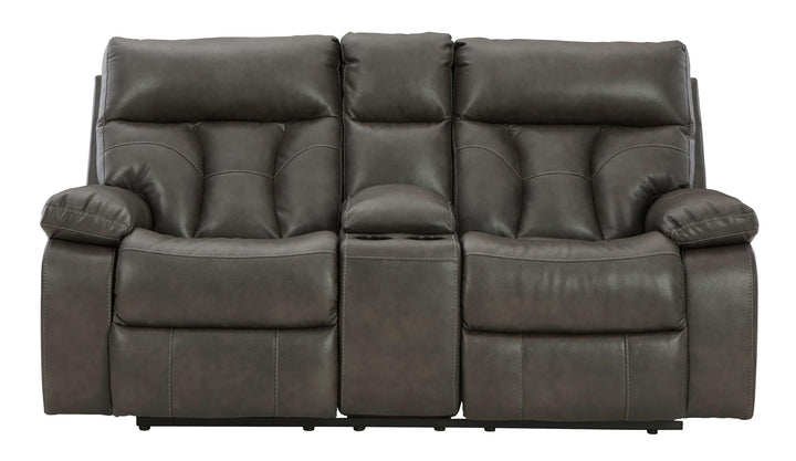 ASHLEY FURNITURE 1480194 Willamen Reclining Loveseat With Console