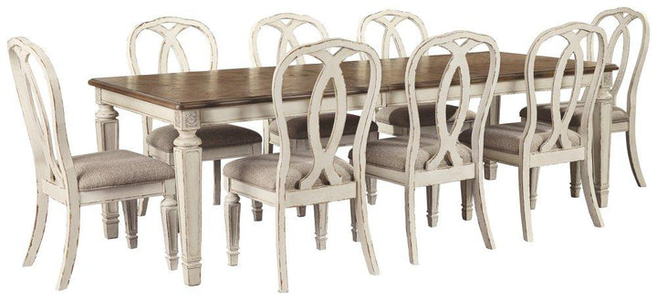 ASHLEY FURNITURE PKG002230 Dining Table and 8 Chairs