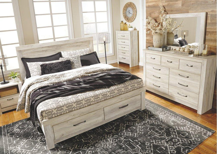 ASHLEY FURNITURE B331B9 Bellaby King Platform Bed With 2 Storage Drawers