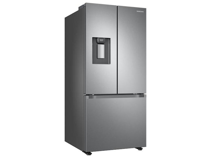 SAMSUNG RF22A4221SR 22 cu. ft. Smart 3-Door French Door Refrigerator with External Water Dispenser in Fingerprint Resistant Stainless Steel