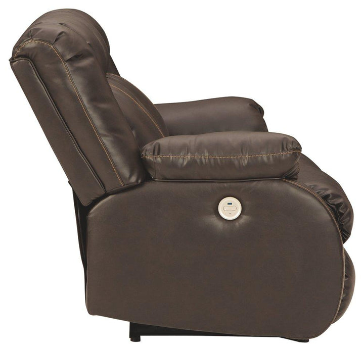 ASHLEY FURNITURE 5350574 Denoron Power Reclining Loveseat