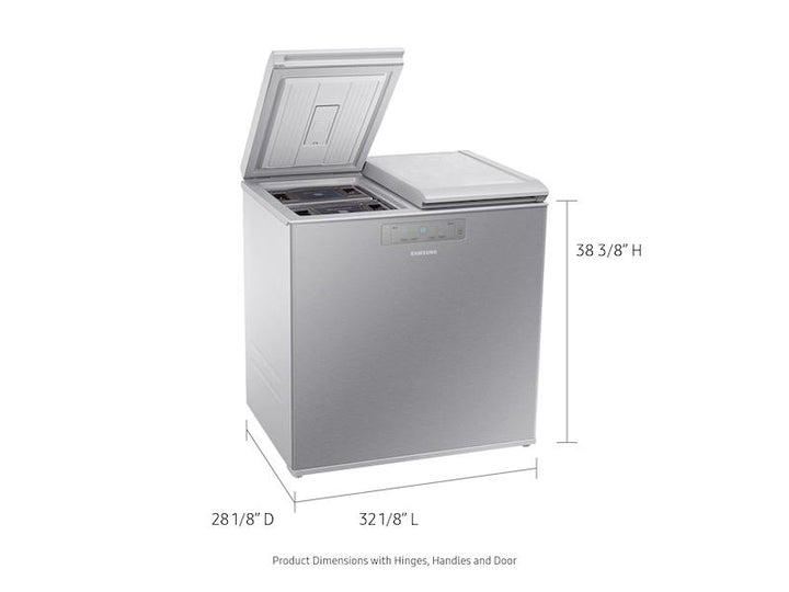 SAMSUNG RP22T31137Z 7.6 cu. ft. Kimchi & Specialty 2-Door Chest Refrigerator in Silver