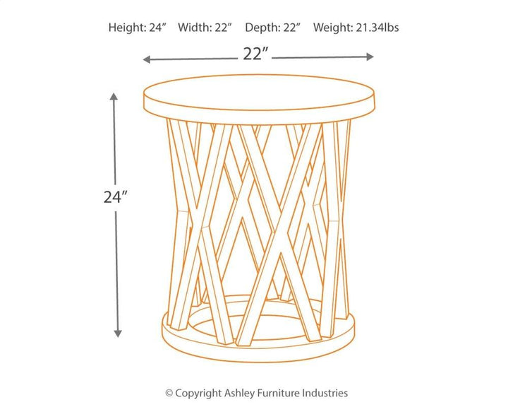 ASHLEY FURNITURE PKG008447 2 End Tables