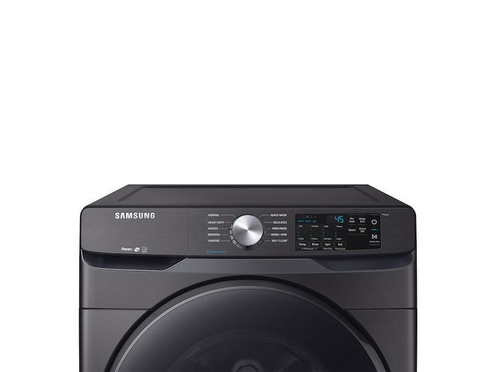 SAMSUNG WF45R6100AV 4.5 cu. ft. Front Load Washer with Steam in Black Stainless Steel