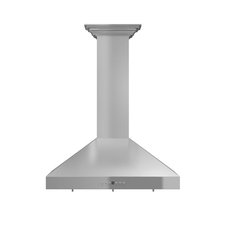 ZLINE KITCHEN AND BATH KL3CRN30 ZLINE Convertible Vent Wall Mount Range Hood in Stainless Steel with Crown Molding Size: 30 Inch