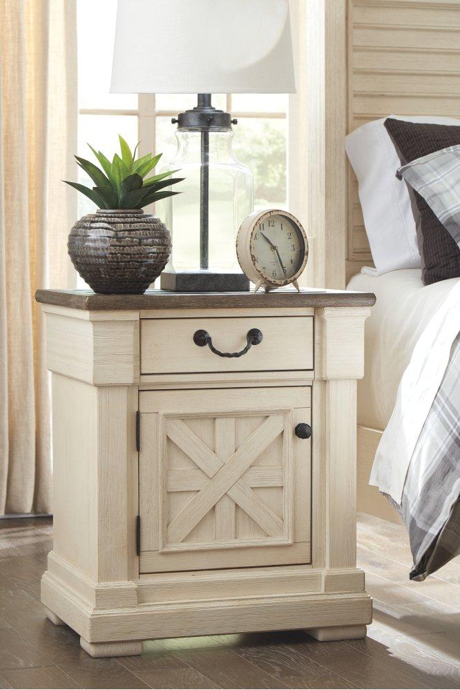 ASHLEY FURNITURE PKG000519 Queen Panel Bed With 2 Nightstands