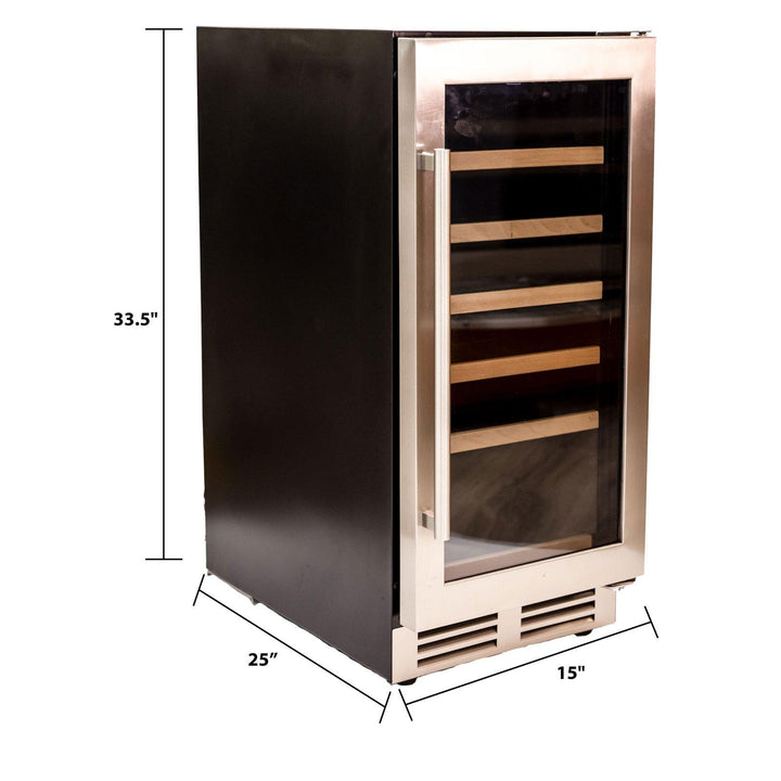 AVANTI WCF281E3SS 28 Bottle DESIGNER Series Wine Cooler