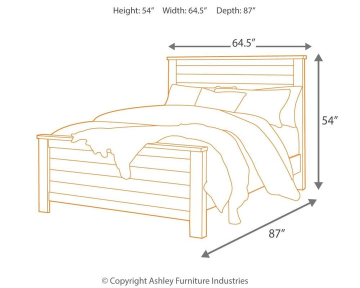 ASHLEY FURNITURE B697B12 Porter California King Panel Bed