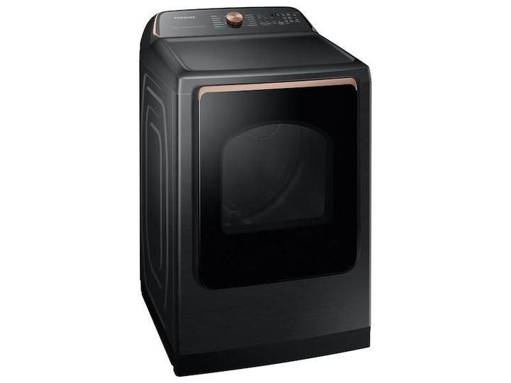 SAMSUNG DVE55A7700V 7.4 cu. ft. Smart Electric Dryer with Steam Sanitize+ in Brushed Black