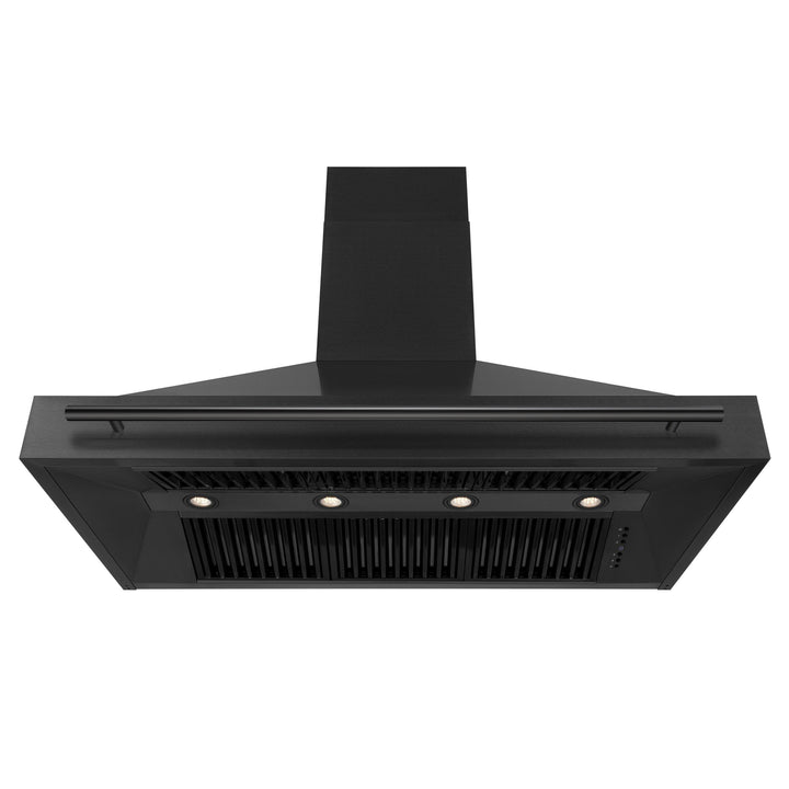 ZLINE KITCHEN AND BATH BS65530BS ZLINE Black Stainless Steel Range Hood with Black Stainless Steel Handle Size: 30 Inch