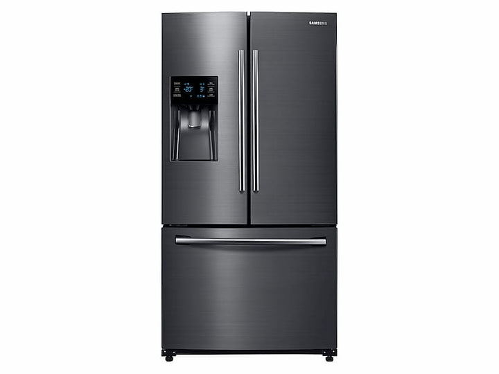 SAMSUNG RF263BEAESG 25 cu. ft. French Door Refrigerator with External Water & Ice Dispenser in Black Stainless Steel