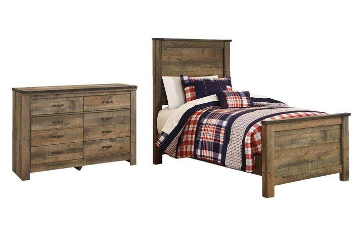 ASHLEY FURNITURE PKG005043 Twin Panel Bed With Dresser