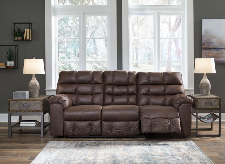 ASHLEY FURNITURE 2840189 Derwin Reclining Sofa With Drop Down Table