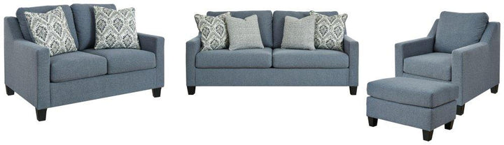 ASHLEY FURNITURE PKG008175 Sofa, Loveseat, Chair and Ottoman