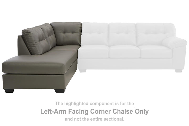 ASHLEY FURNITURE 5970216 Donlen Left-arm Facing Corner Chaise