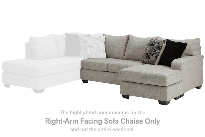 ASHLEY FURNITURE 9600603 Megginson Right-arm Facing Sofa Chaise