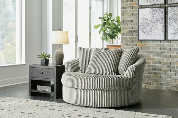 ASHLEY FURNITURE 2110521 Lindyn Oversized Swivel Accent Chair